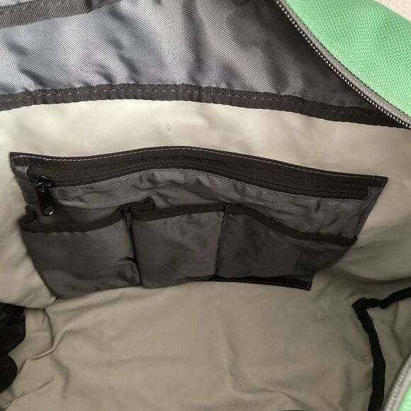 Timbuk2 Classic Messenger Bag Green Colorblock Bicycle Commute Laptop College - Picture 8 of 12
